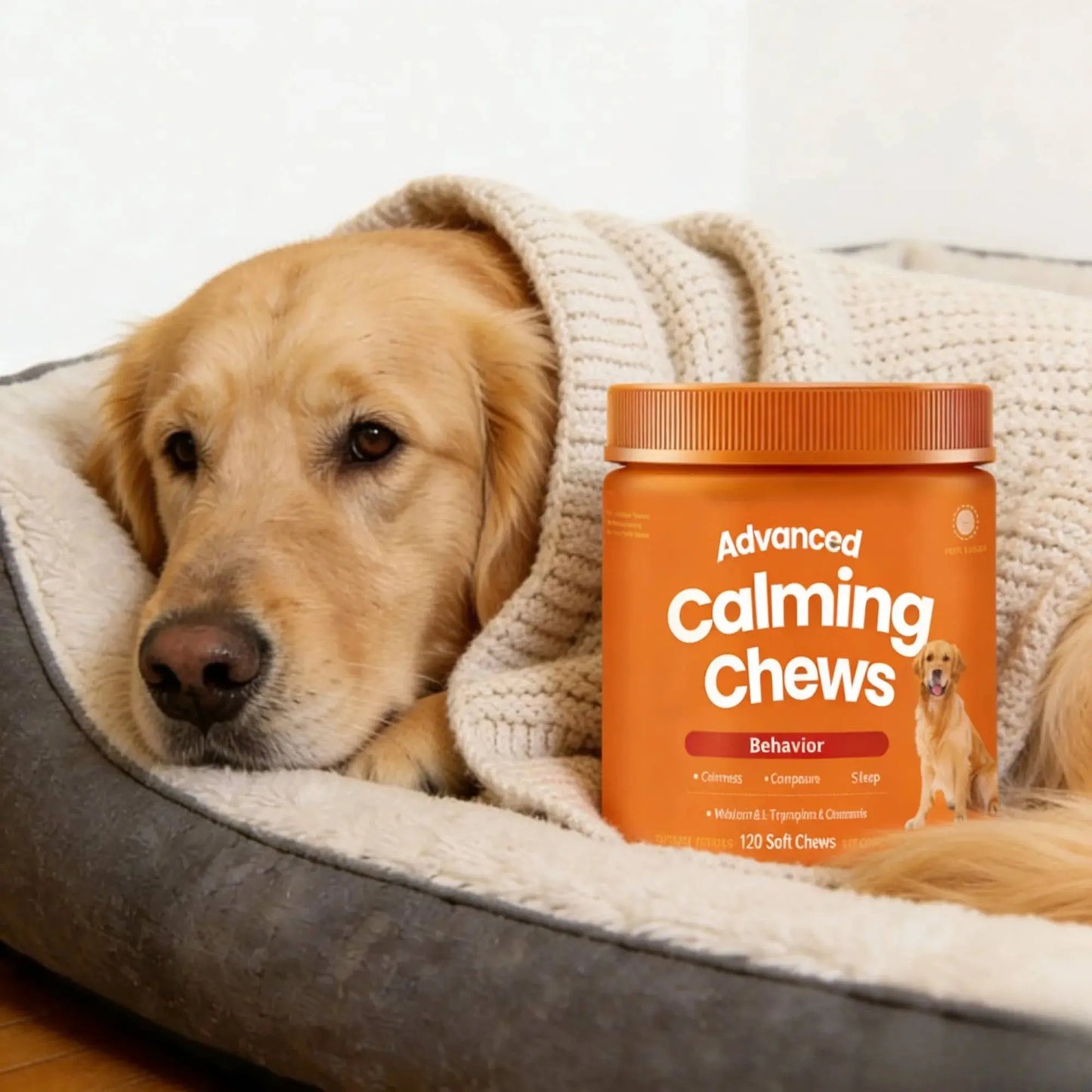 120PCS Dog Calming Chews Pawizo