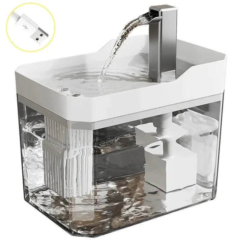 Pawizo: Drinking Fountain for Cats | USB Cat Water Fountain