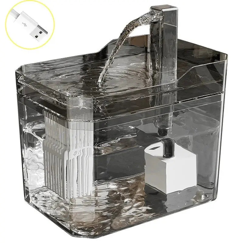 Pawizo: Drinking Fountain for Cats | USB Cat Water Fountain