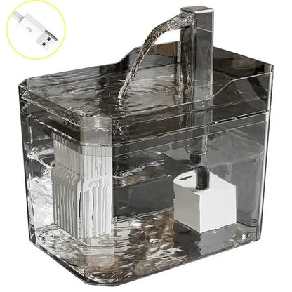 Pawizo: Drinking Fountain for Cats | USB Cat Water Fountain