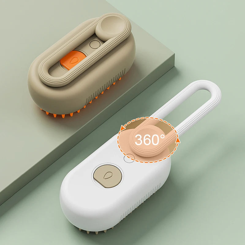 3-in-1 Steam Pet Grooming Brush