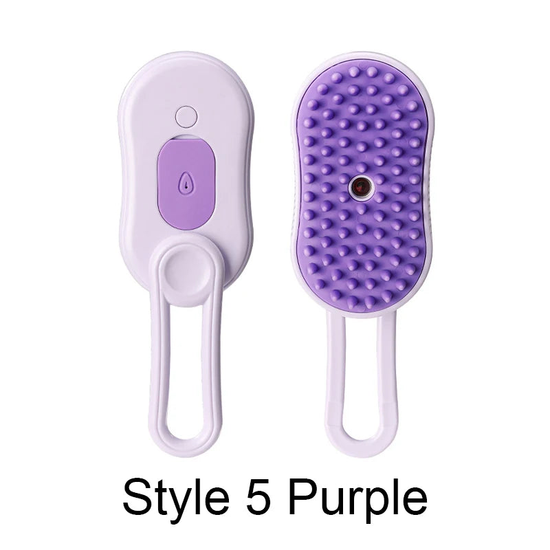 3-in-1 Steam Pet Grooming Brush