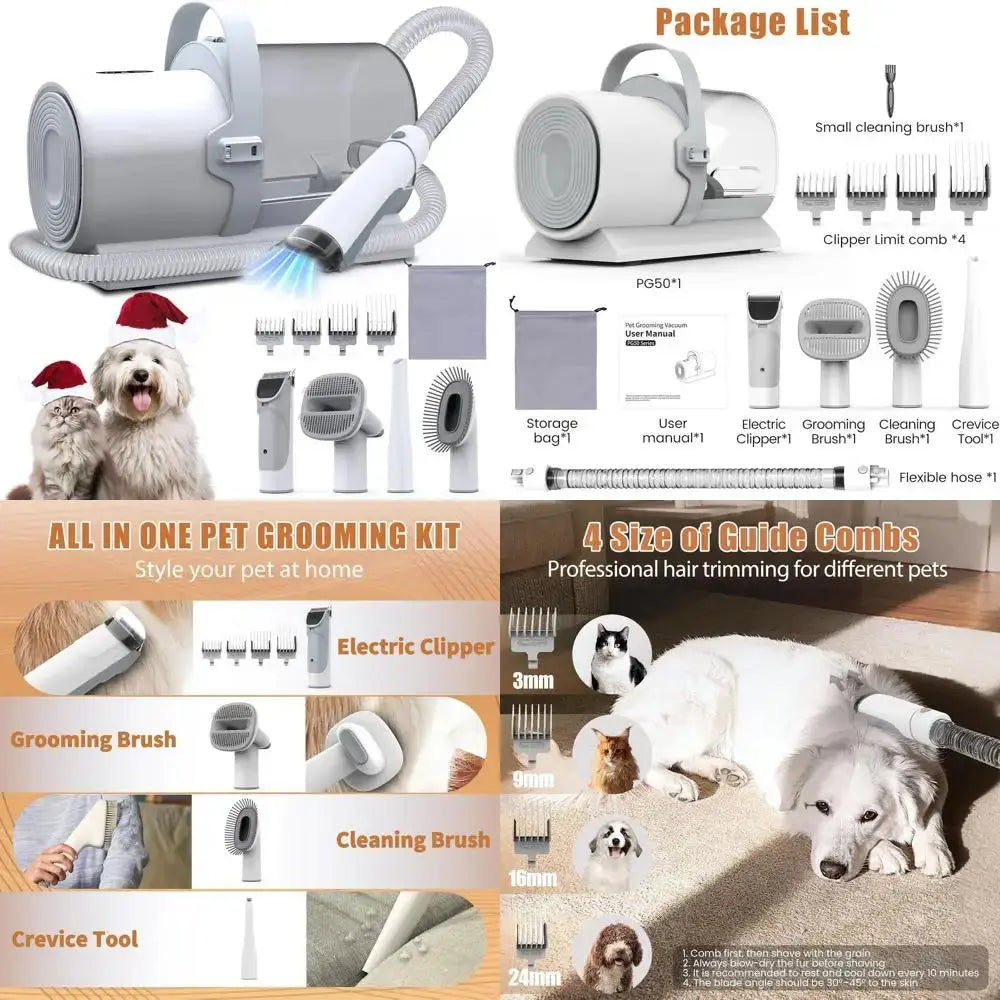 Pawizo: Pet Grooming Vacuum Kit | Pet Vacuum Groomer