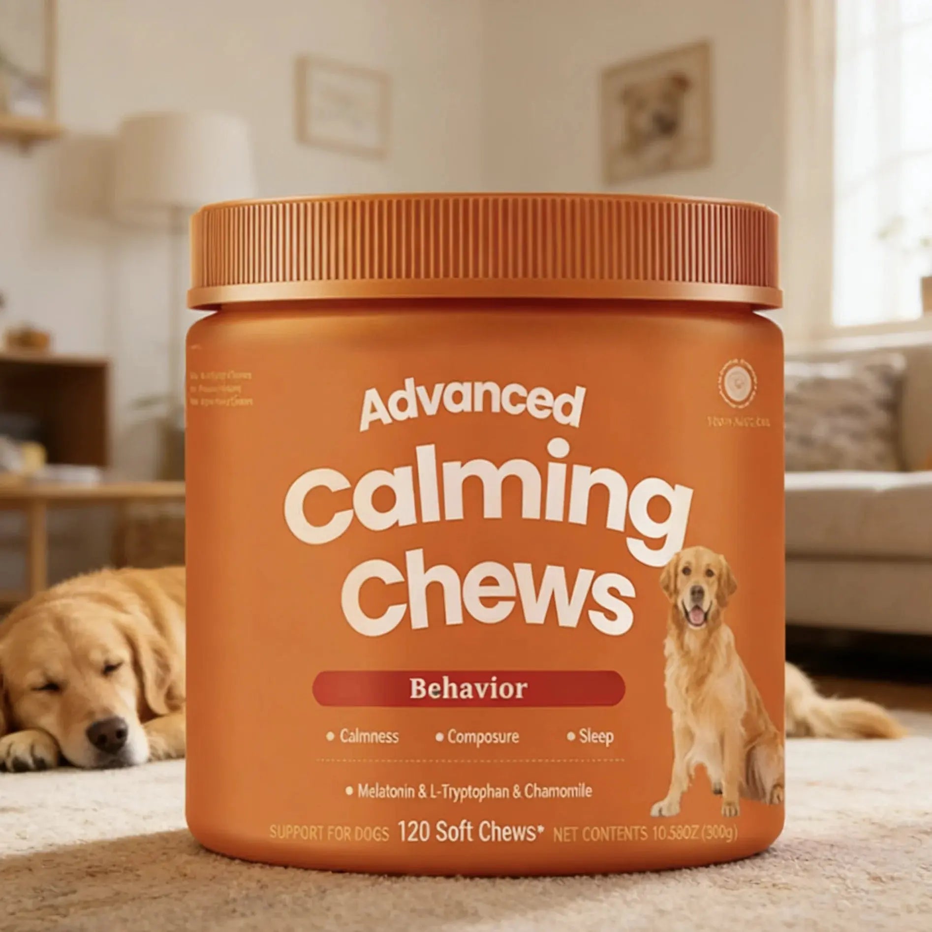 120PCS Dog Calming Chews Pawizo