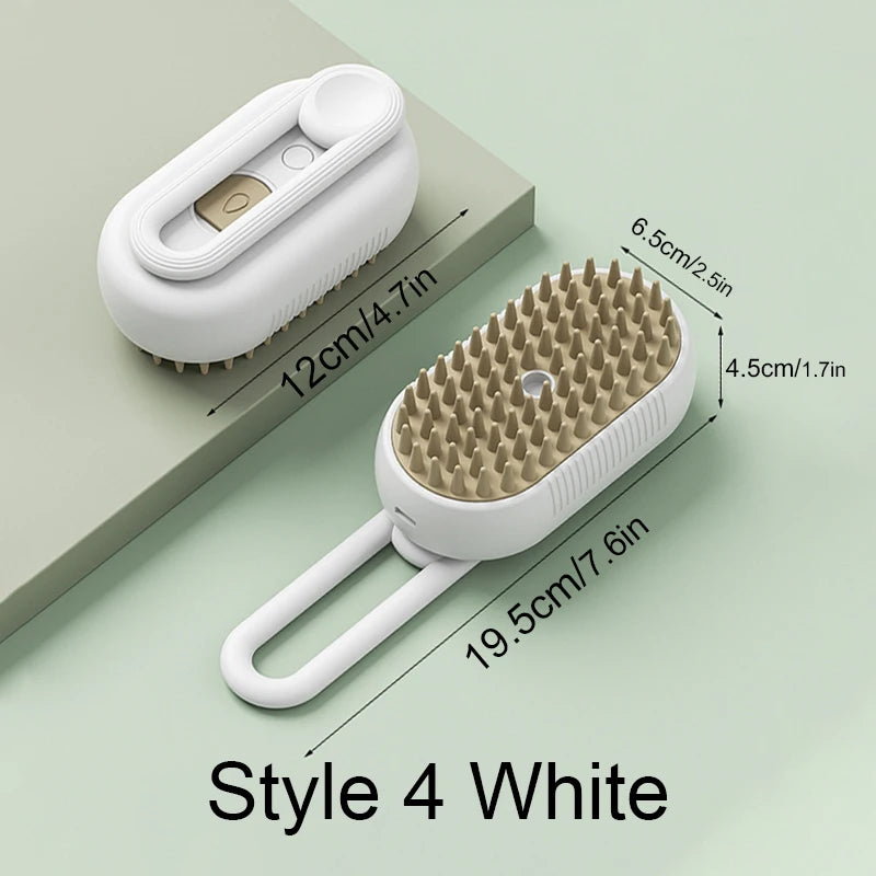3-in-1 Steam Pet Grooming Brush