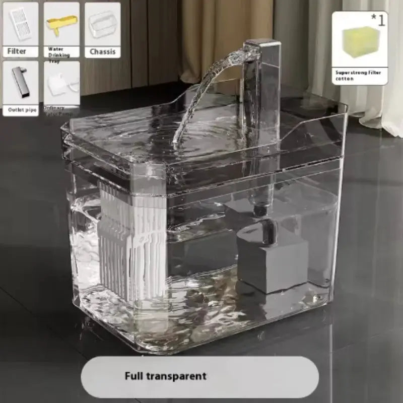 Pawizo: Drinking Fountain for Cats | USB Cat Water Fountain