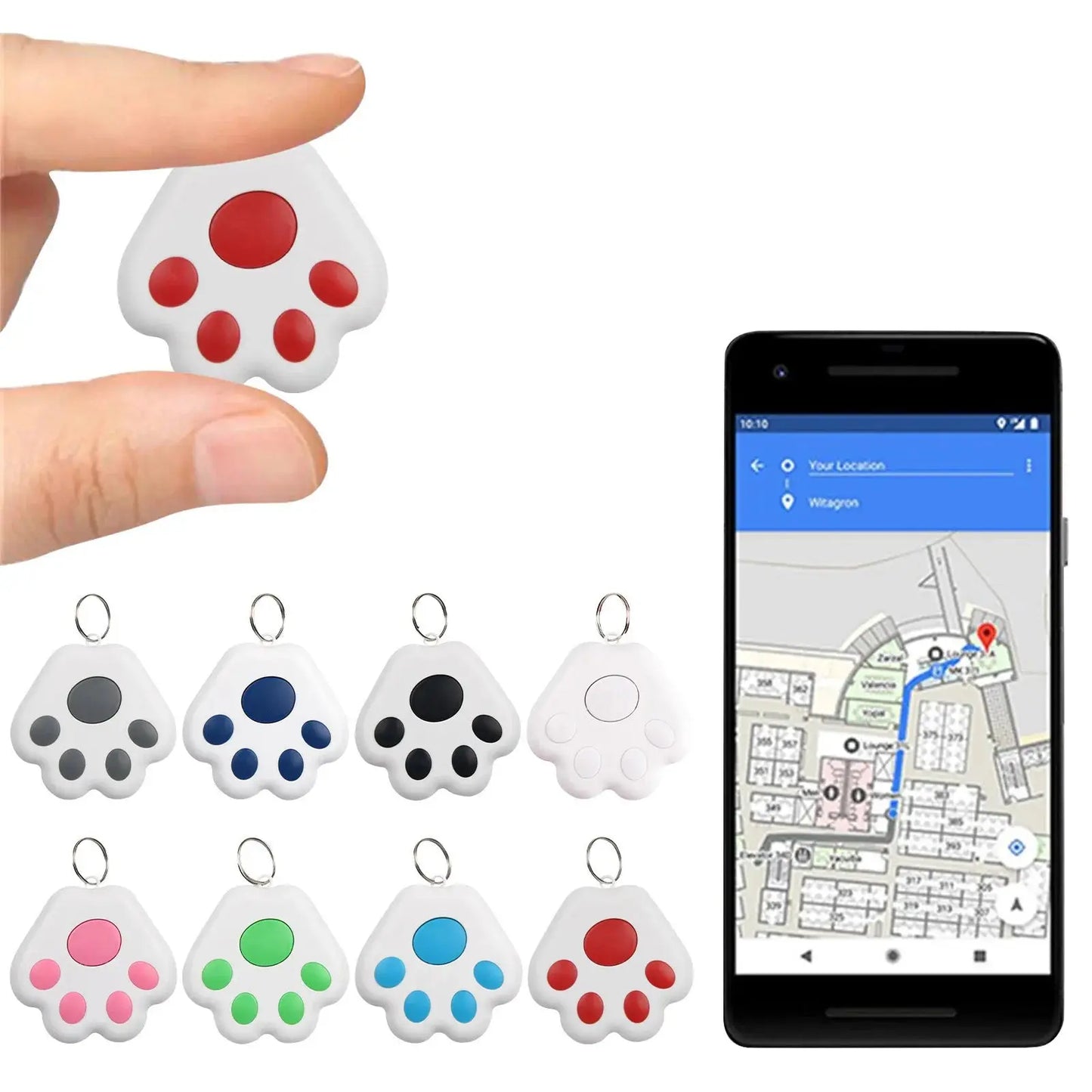 Pawizo: Mini Pet Tracker | Bluetooth Anti-Lost Device