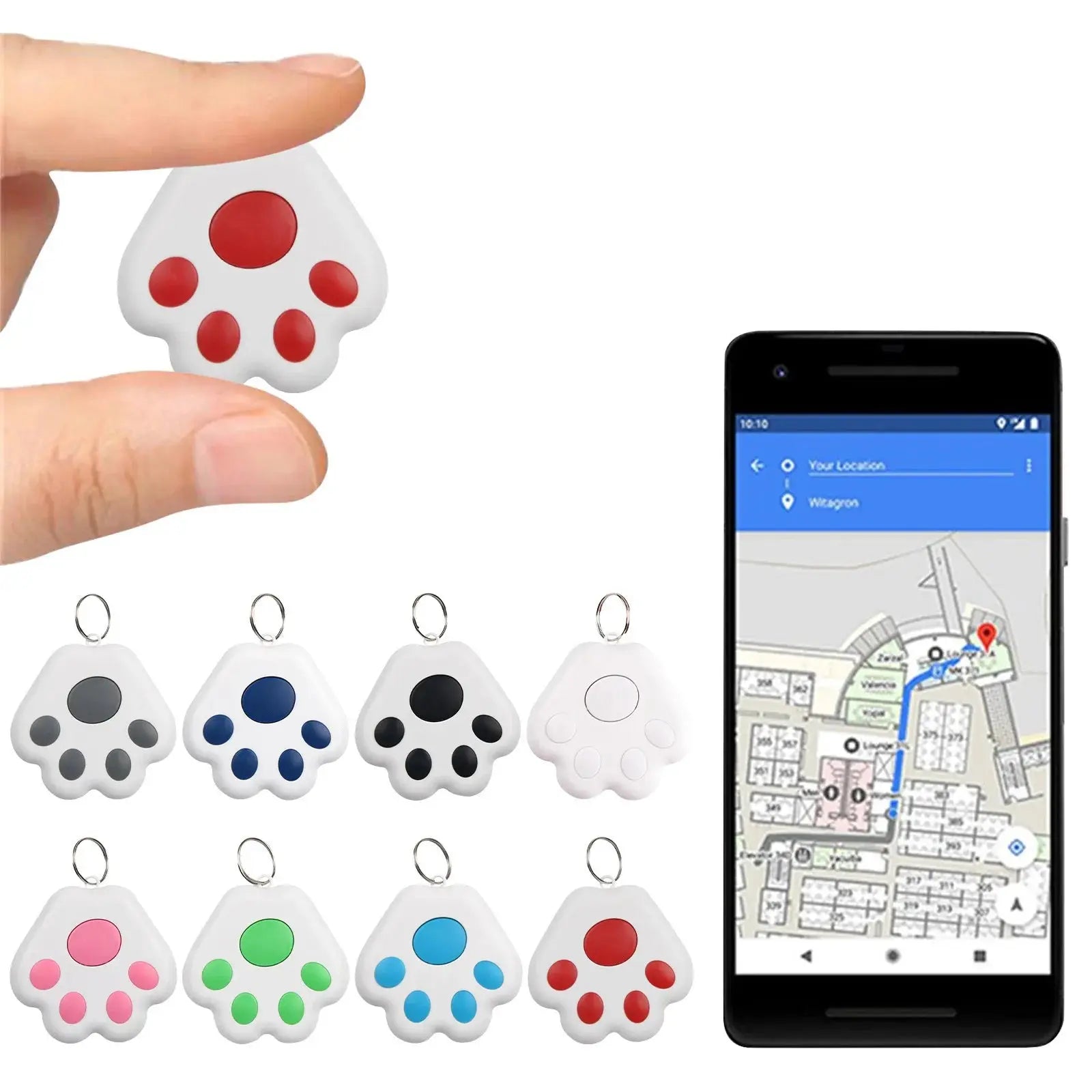 Pawizo: Mini Pet Tracker | Bluetooth Anti-Lost Device