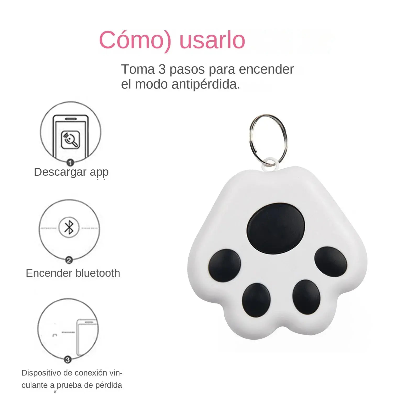 Pawizo: Mini Pet Tracker | Bluetooth Anti-Lost Device