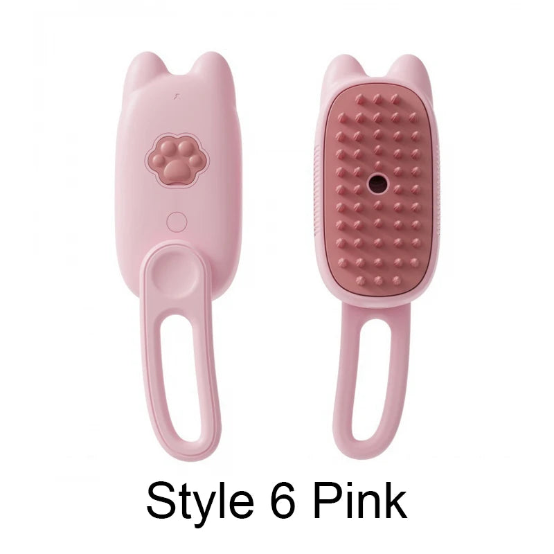 3-in-1 Steam Pet Grooming Brush