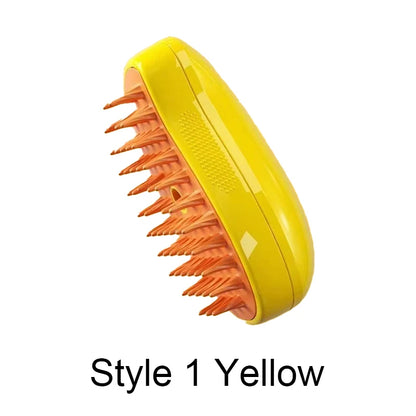 3-in-1 Steam Pet Grooming Brush