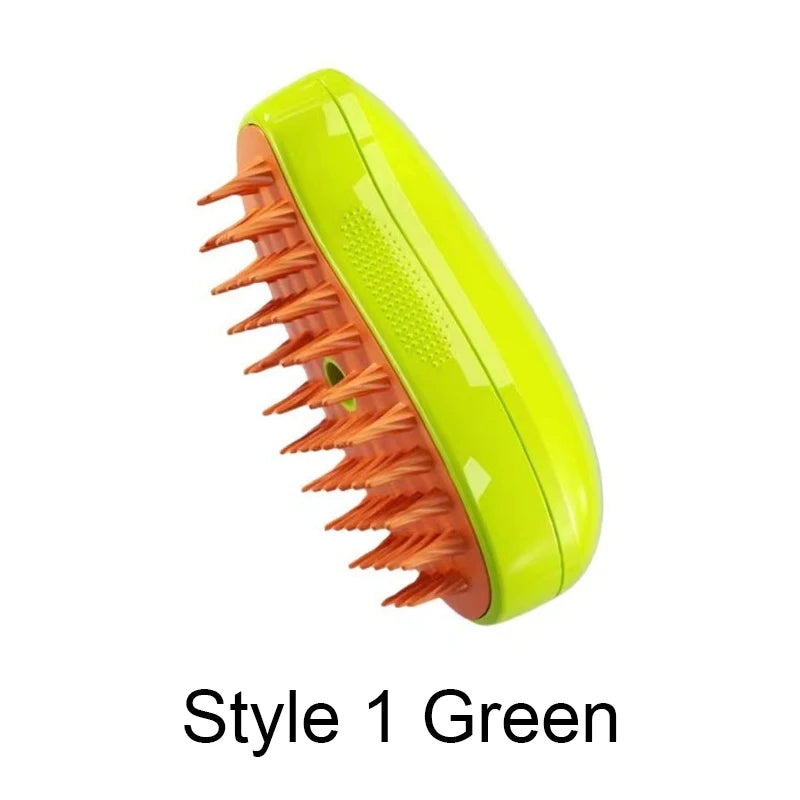 3-in-1 Steam Pet Grooming Brush